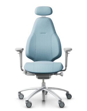 Fotel gabinetowy RH Mereo 220 Silver Grey | Flokk