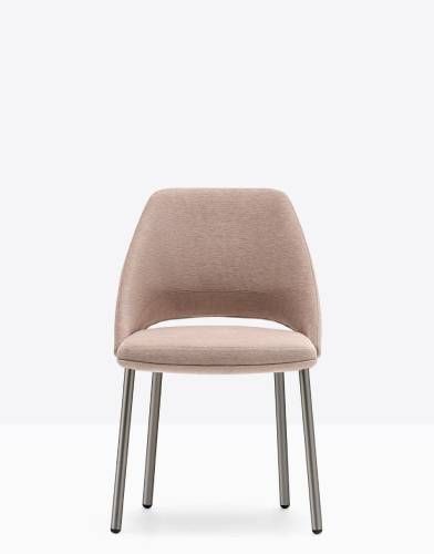 Fotel tapicerowany Vic Metal 656 | Pedrali