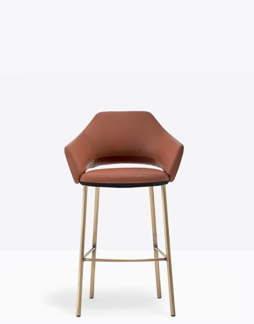 Hoker tapicerowany Vic Metal 648/2 | Pedrali