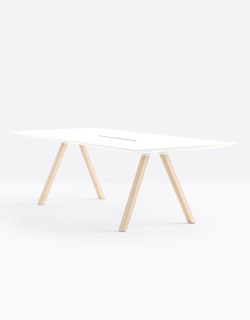Stół konferencyjny ARKI-TABLE Wood - Linoleum | Pedrali
