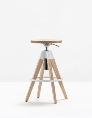 Hoker drewniany Arki-Stool ARKW6 | Pedrali