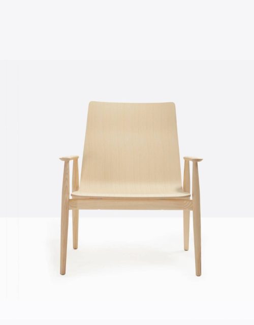 Fotel drewniany Malmö 299 lacquered | Pedrali